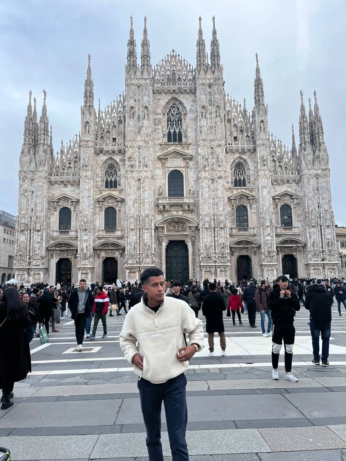John exploring the Duomo di Milano
